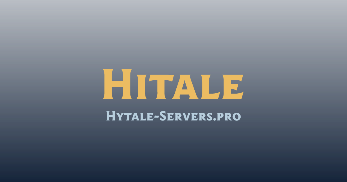 Hitale Hytale Server - hitale.eu:15642 | Hytale-Servers.pro