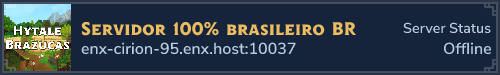 Servidor 100% brasileiro BR